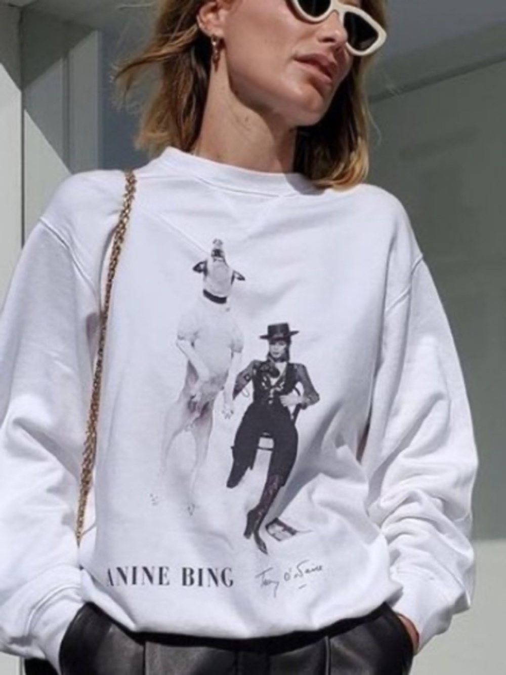 ANINE BING x TERRY O’NEIL DAVID BOWIE SWEATSHIRT